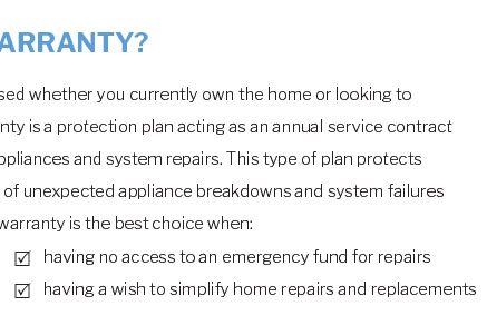 home warranty sunflower